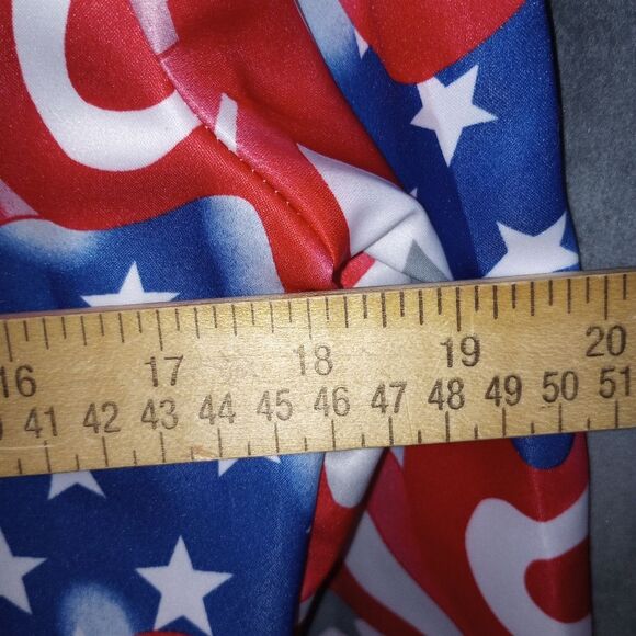 Banjo Dallas TX Vintage Rodeo Wear Stars and Stripes Zip Front Crop Top Size Med - Picture 8 of 8